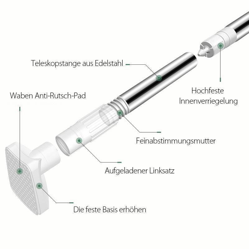 Kalsten | Telescopic Clothing Rod made of Stainless Steel