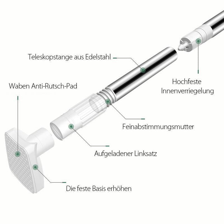 Kalsten | Telescopic Clothing Rod made of Stainless Steel