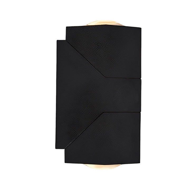 Adjustable Up and Down Light Motion Sensor Waterproof Black Wall Lamp | Kalsten