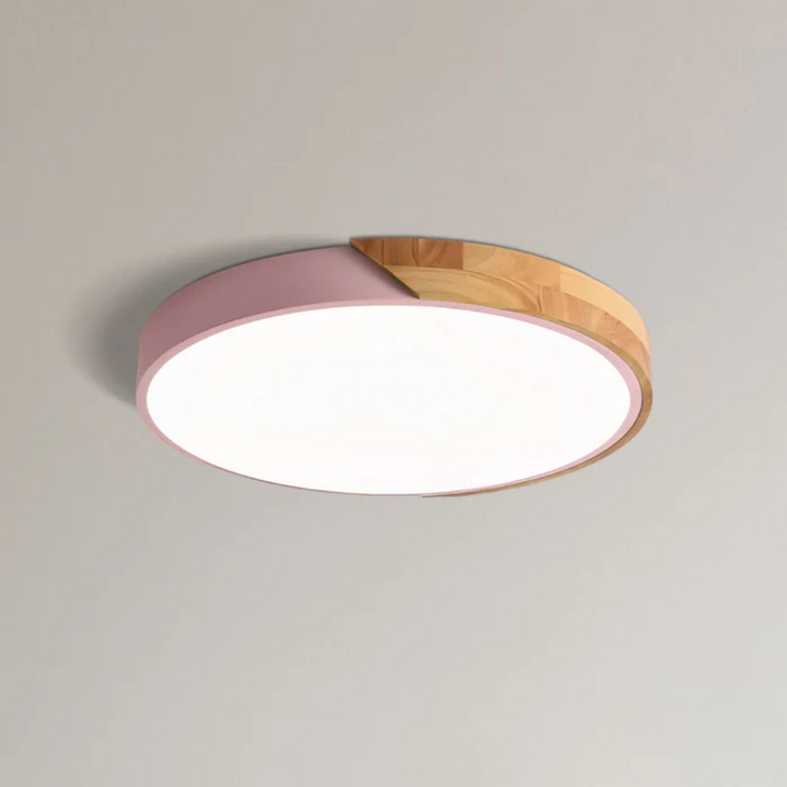 Wood LED Ceiling Lamp – Energy Efficient