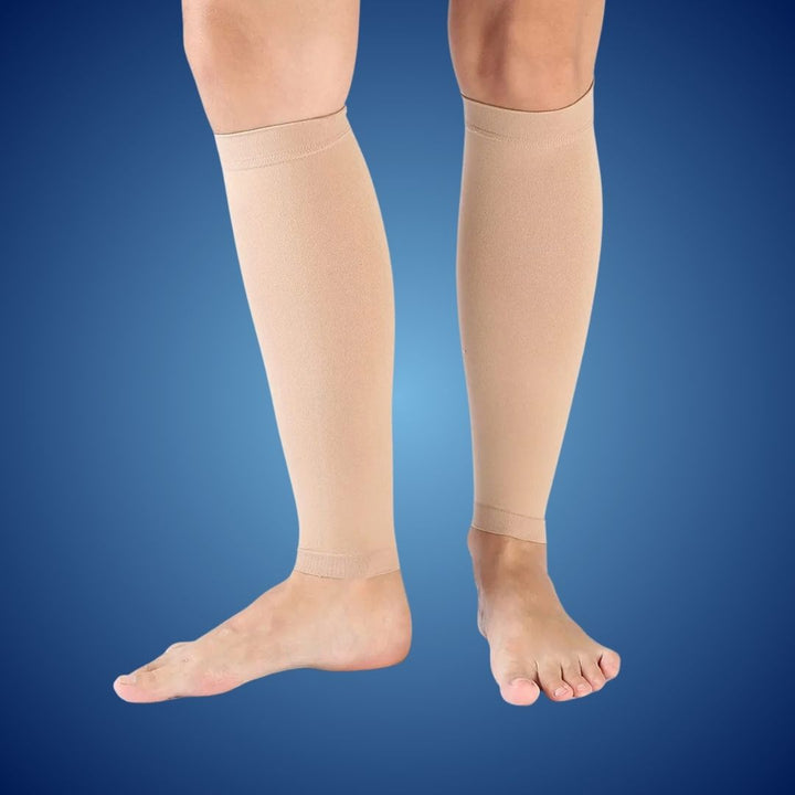 ComfortFlow Support Socks | Soft Highly Elastic Calf Compression - for Muscle Recovery and Circulation Enhancement Kalsten