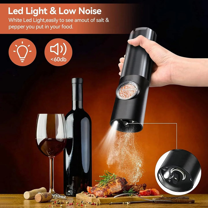 Electric Salt & Pepper Grinder – Battery Powered