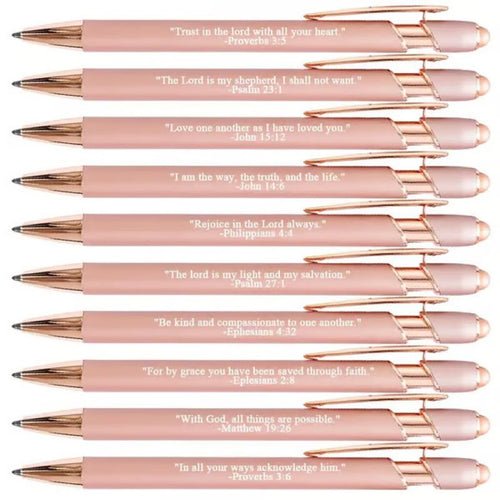 Kalsten | ️Premium Comfort Bible Verse Pens – 10 pcs