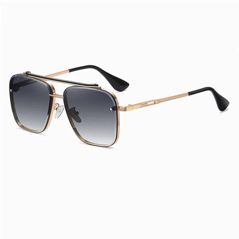 Kalsten | Men’s Gradient Lens Sunglasses with Large Metal Frame