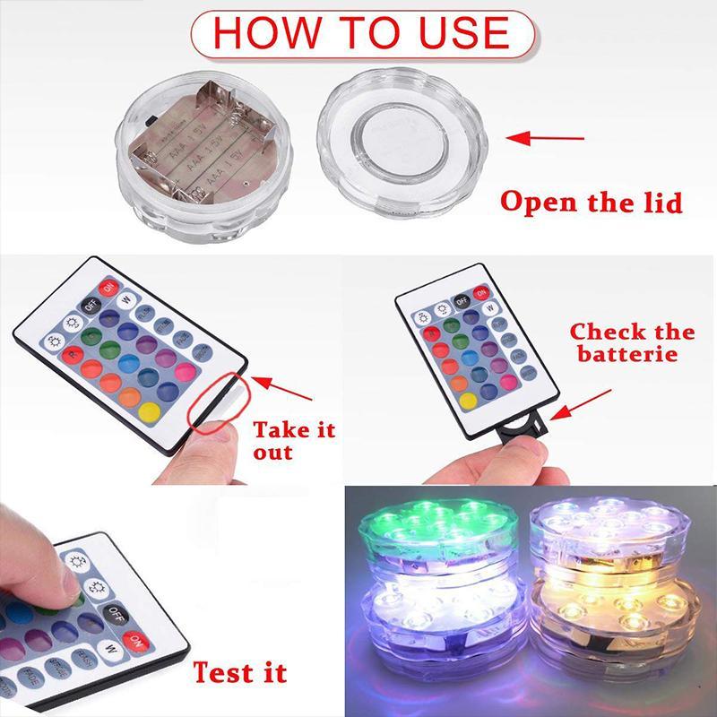 Noxord | Remote Control Waterproof Magnetic Suction Cup LED Light