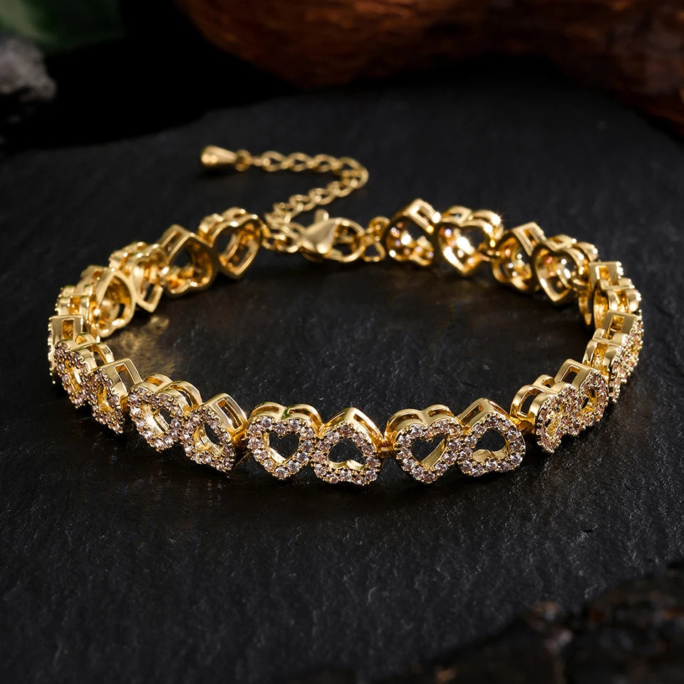 Kalsten | Love Hearts Diamond Bracelet