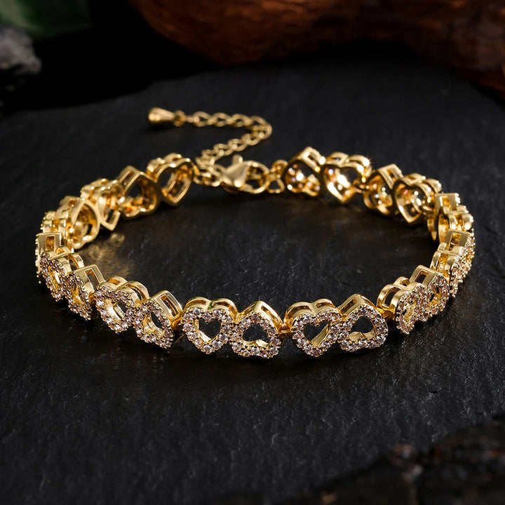 Kalsten | Love Hearts Diamond Bracelet
