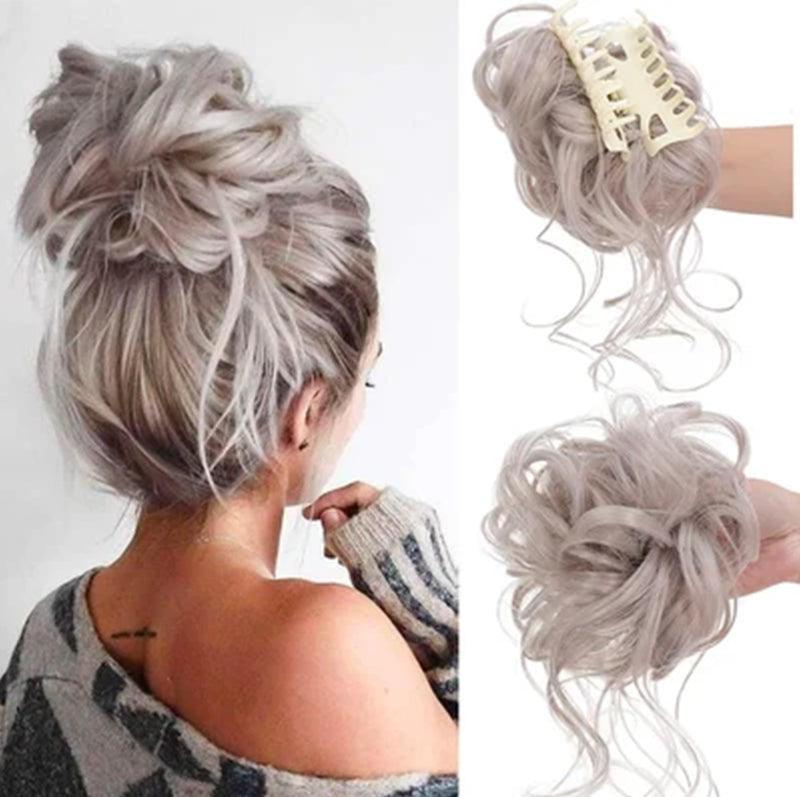 Hair bun ponytail with clip | Kalsten