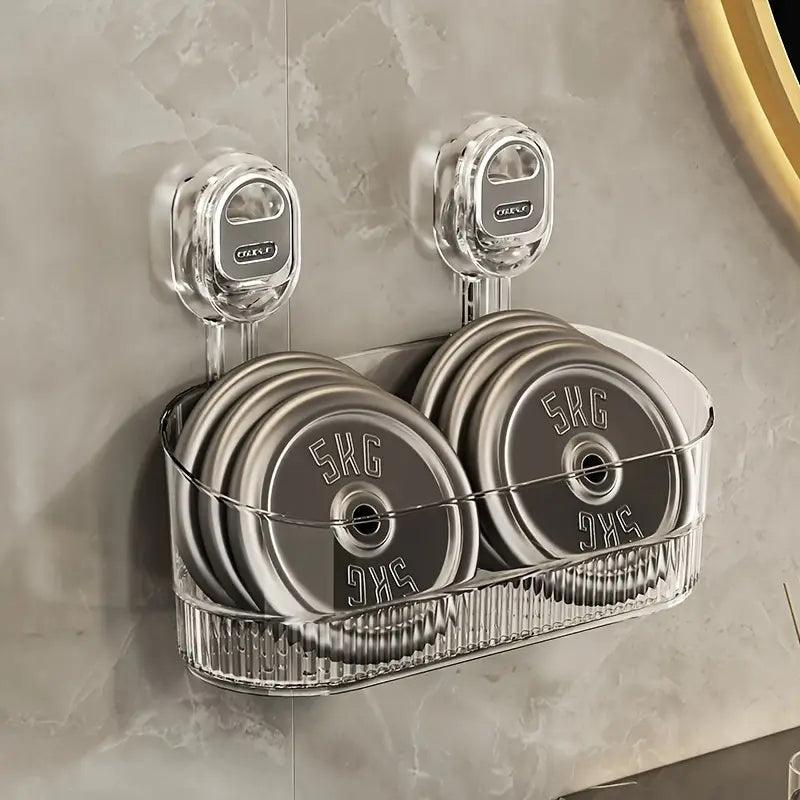 Kalsten | No-Drill Bathroom Suction Cup Storage Box