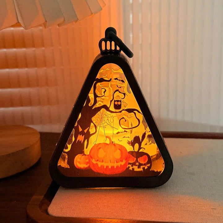 Halloween Decor Triangle Table Lamp | Noxord