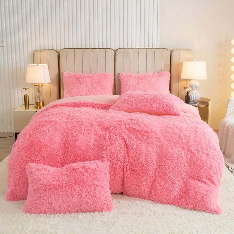 Ultra Soft Plush Duvet Cover Set with Zipper - Luxury & Comfort Kalsten