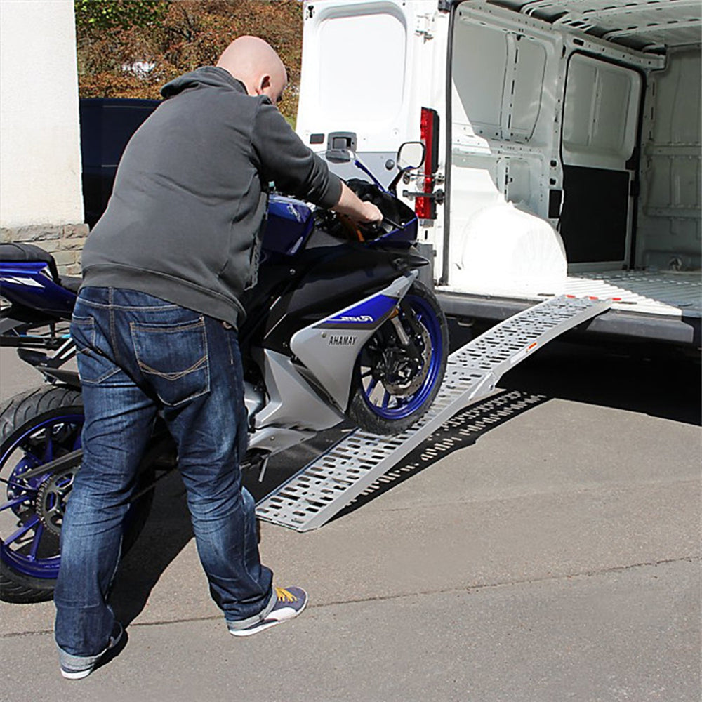 Folding Ramp 340kg Folding Aluminum Loading Ramp Motorcycle | Kalsten