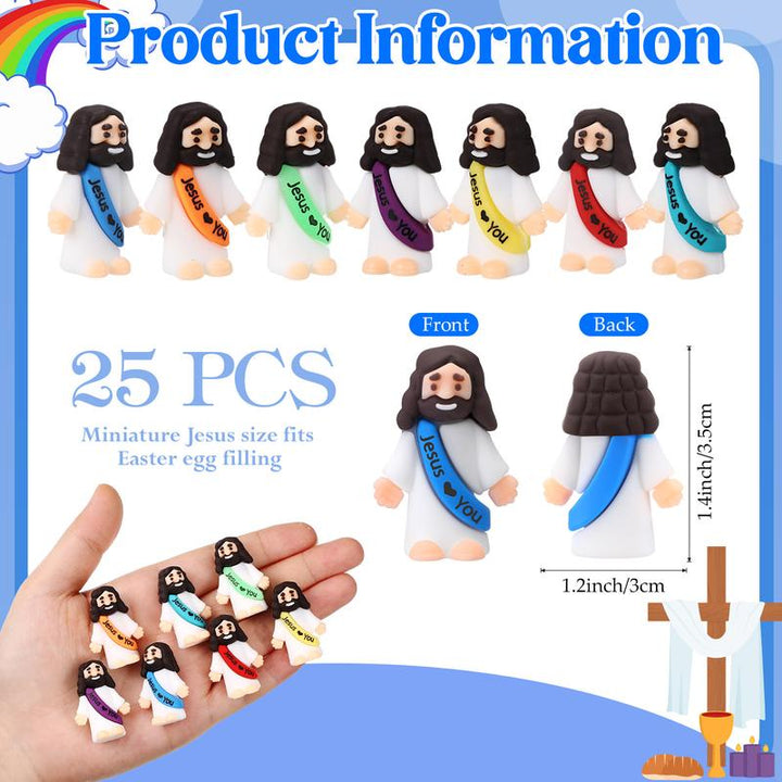 Kalsten | Mini Jesus Figurines With Jesus love You Slogan