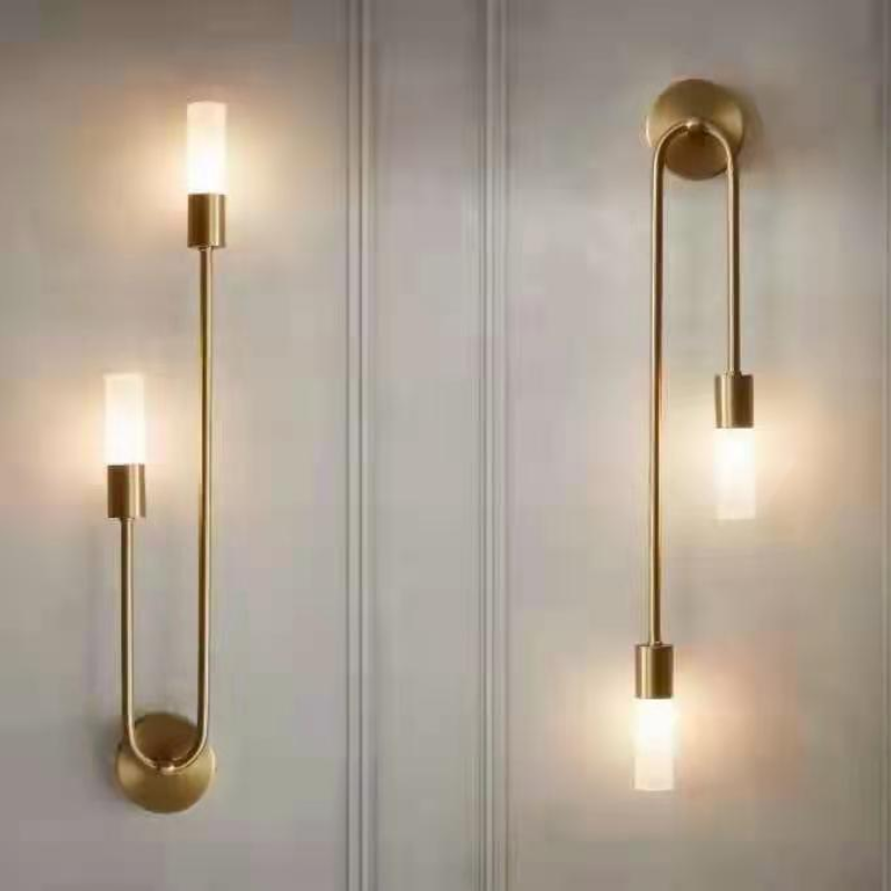 Modern Gold LED Bedside Wall Lamp Noxord