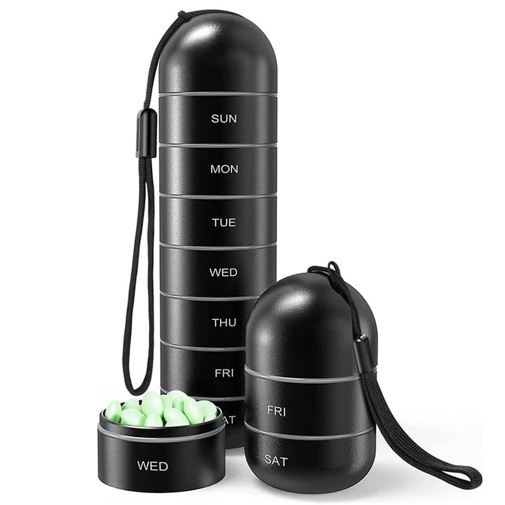 Kalsten | 7-Day Portable Pill Organizer for Travel
