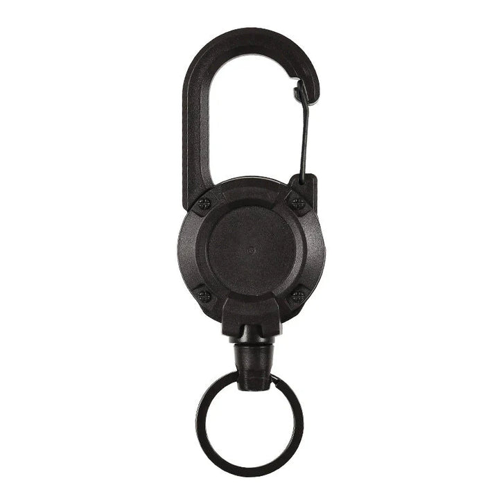 Tactical Anti-theft Metal Cable Keychain Retractable Automatic Outdoor Luya | Kalsten