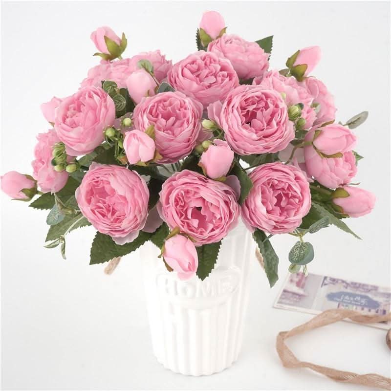 Kalsten | Artificial Peony Bouquet with Blossoms and Buds