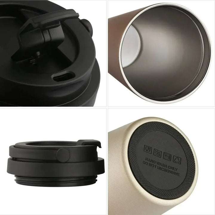 Kalsten | WarmCold Insulation Cup – Stainless Steel Travel Mug 500 ml with Slide Lid