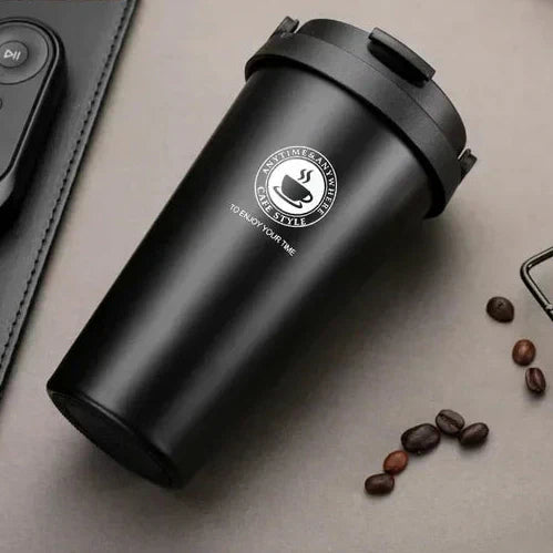 Kalsten | WarmCold Insulation Cup – Stainless Steel Travel Mug 500 ml with Slide Lid