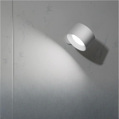 LED Wall Lights, Wall-mounted Lamps with Rechargeable Battery, 3 Color Temperatures & 3 Brightness Levels, 360° Rotatable Magnetic Ball, Wireless Wall Lights for Study, Reading, Nightstand | Noxord