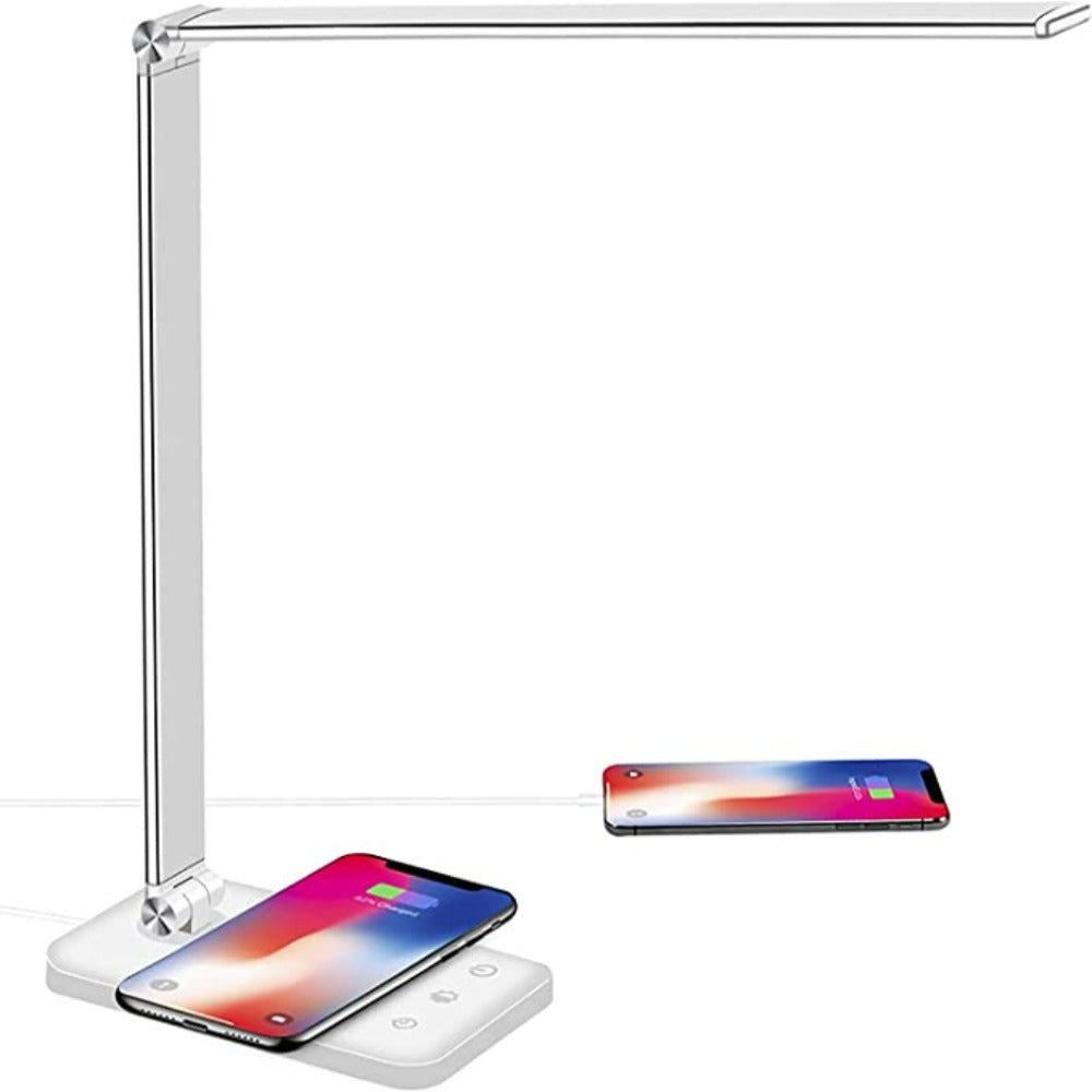 LED Desk Lamp - Table Lamp with USB Charging Port, 5 Light Settings and Brightness Levels Noxord