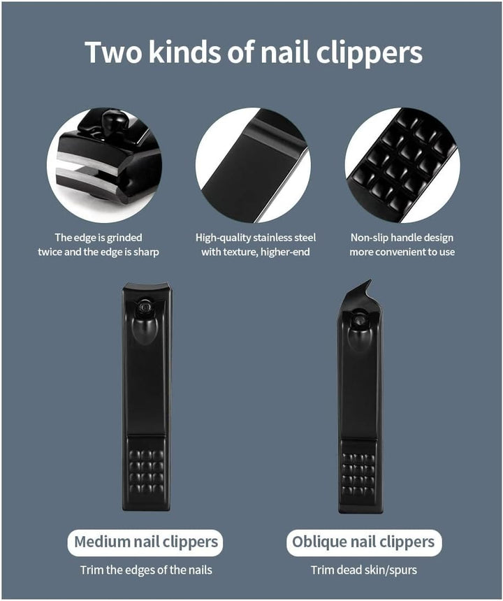 Stainless Steel Nail Clipper Travel Set Noxord