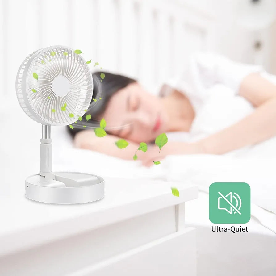 Portable Rechargeable Foldable Desk Fan | Kalsten