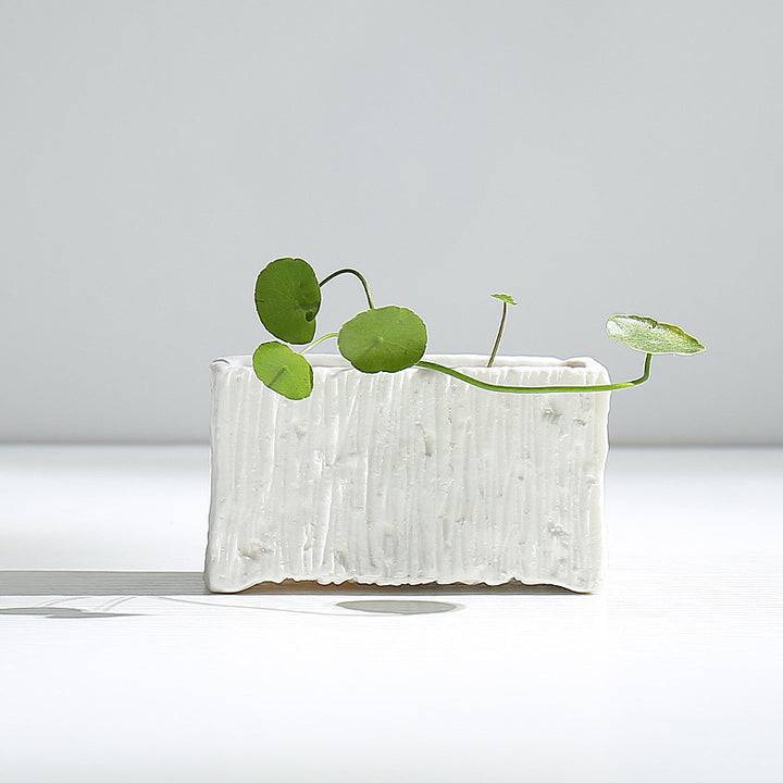 Textured Modern Ceramic Plant Pot