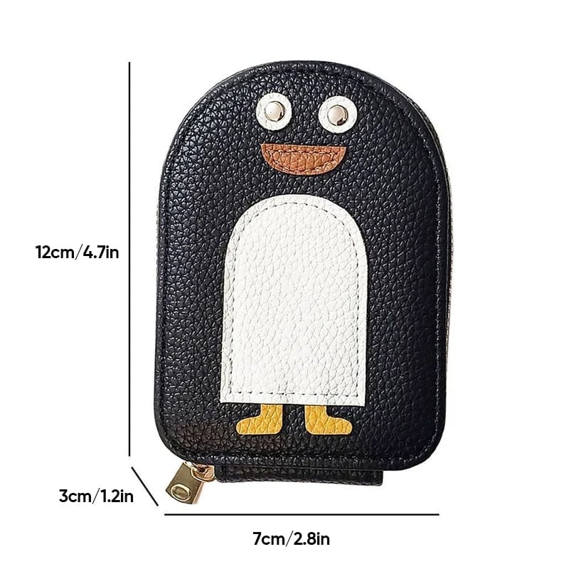 Kalsten | Cute Penguins PU Credit Card Coin Wallet