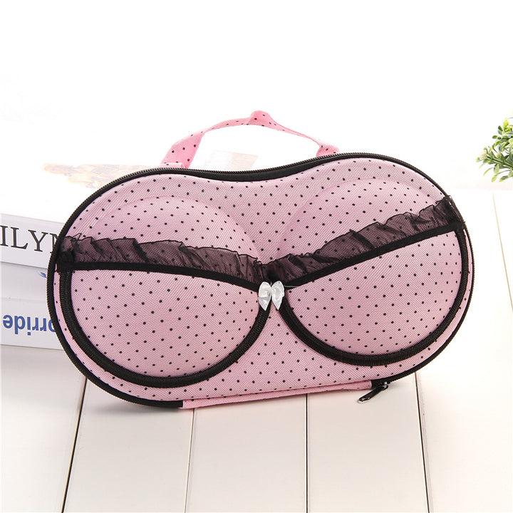 Polka Dot Travel Makeup Organizer Case Kalsten