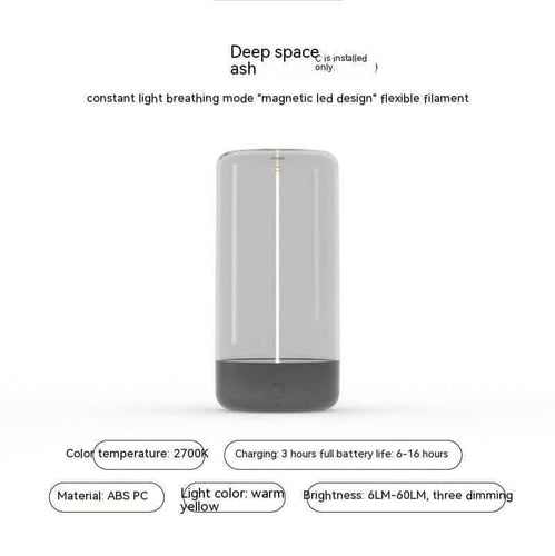 New LED Camping Light Type-c Rechargeable Portable Night Light With High Transparency And Anti Drop Creative Atmosphere Light | Kalsten