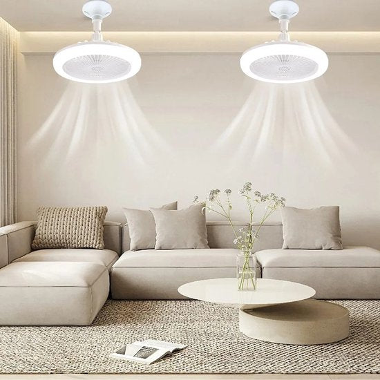 Stylish Ceiling Fan - Screws into Any Light Socket | Kalsten