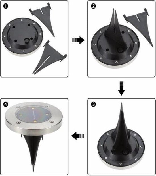 Wireless LED Solar Garden Lights Deluxe - Create the perfect atmosphere in your garden! Noxord