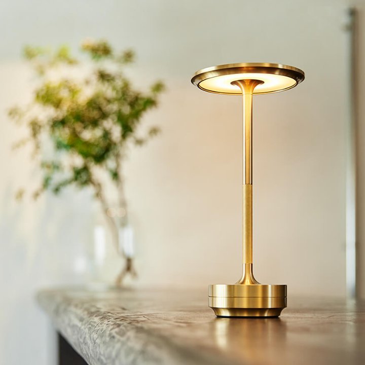 Cordless Table Lamp - Dimmable & Rechargeable Desk Light | Kalsten