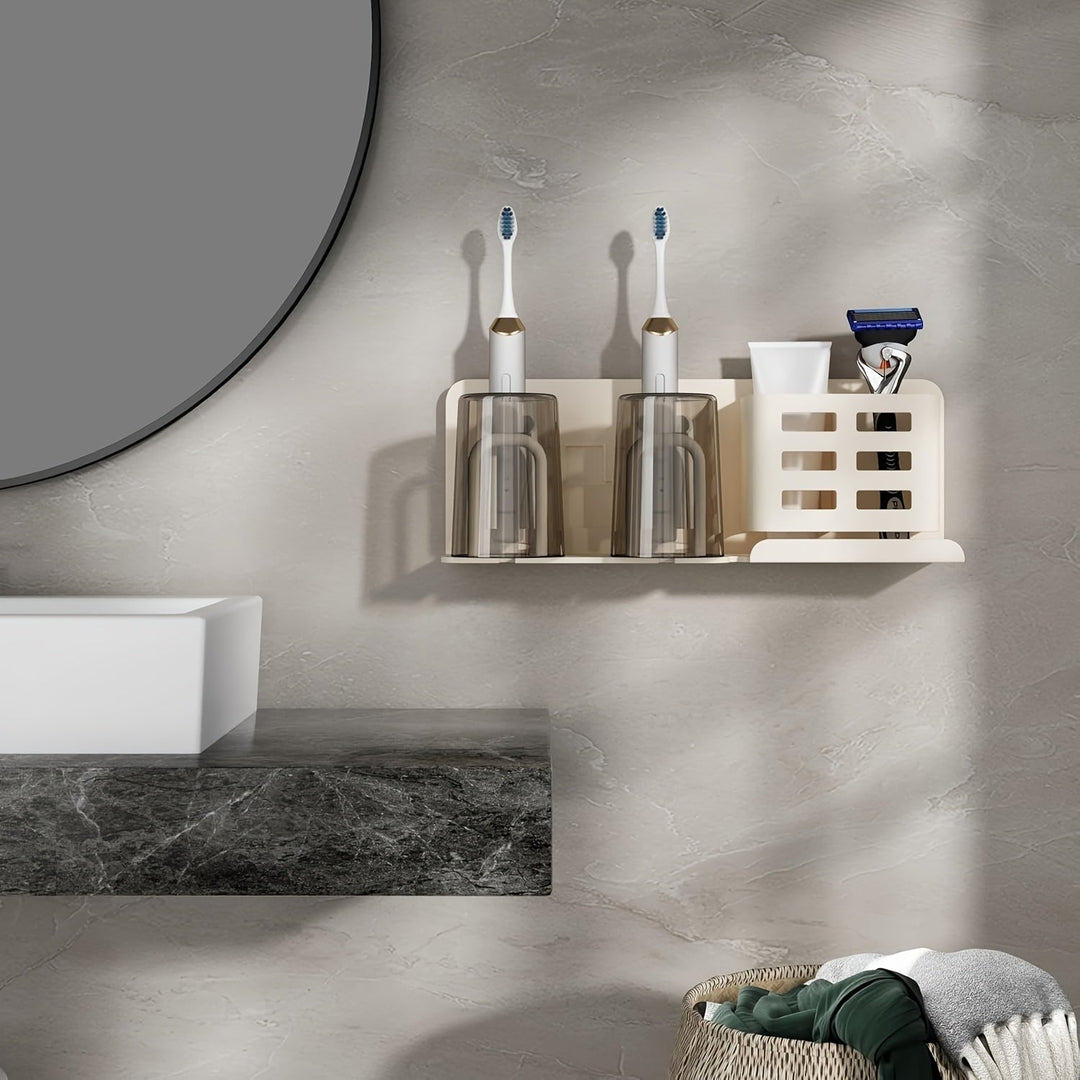 Wall-Mounted Electric Toothbrush Holder – Aluminum