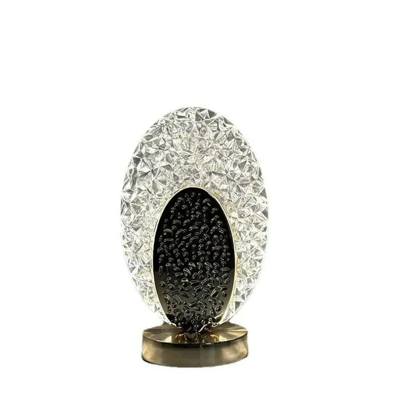 Modern & Luxury Peacock Table Lamp - CrystalGlow | Kalsten