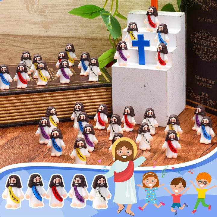 Kalsten | Mini Jesus Figurines With Jesus love You Slogan