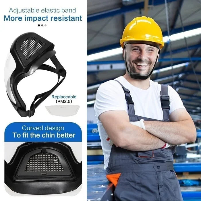 Face shield mask transparent – occupational safety | Kalsten