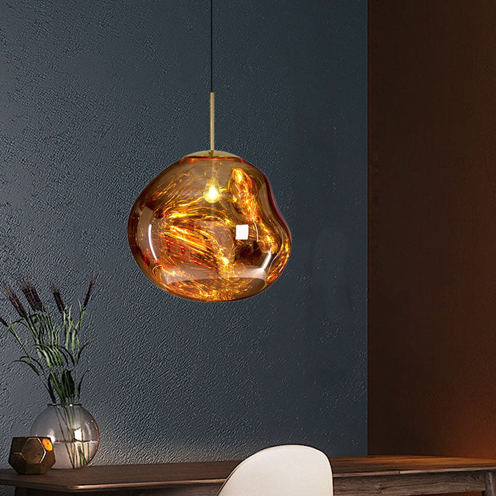 Modern Glass Ceiling Lamp - LunaLux | Kalsten