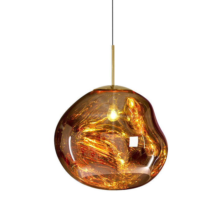 Modern Glass Ceiling Lamp - LunaLux | Kalsten