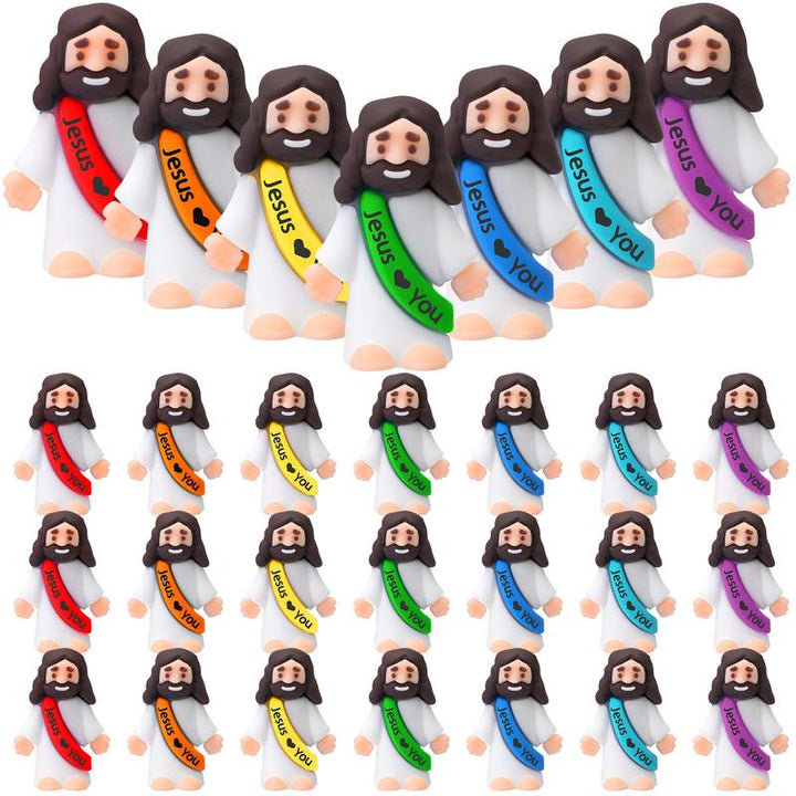 Kalsten | Mini Jesus Figurines With Jesus love You Slogan