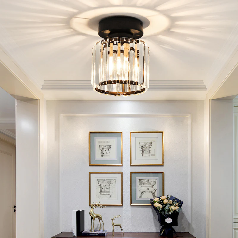 Crystal Glass Modern Ceiling Lamp Noxord