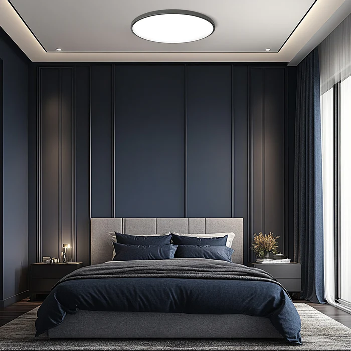 Round Modern LED Flush Ceiling Light Noxord