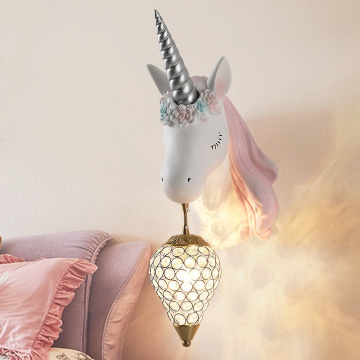 Magical Unicorn Wall Lamp for Children – Playful & Warm Light Kalsten