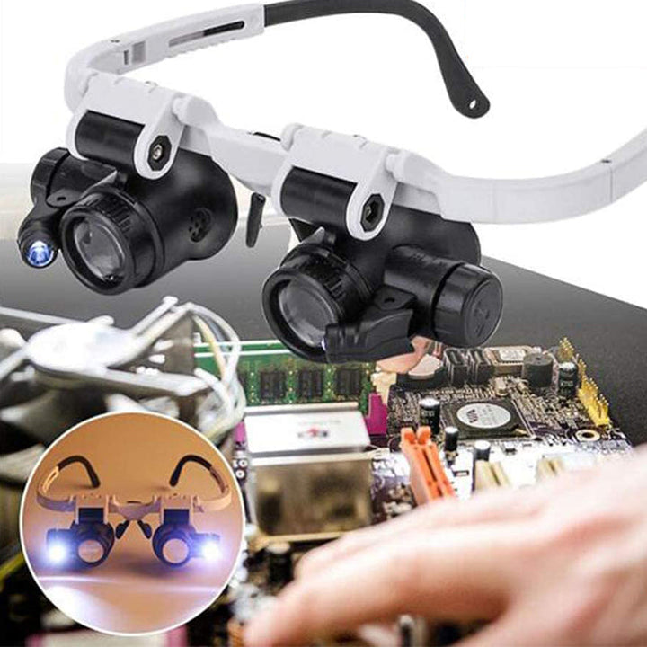 Kalsten | Magnifying glasses with LED lamps for double eyes