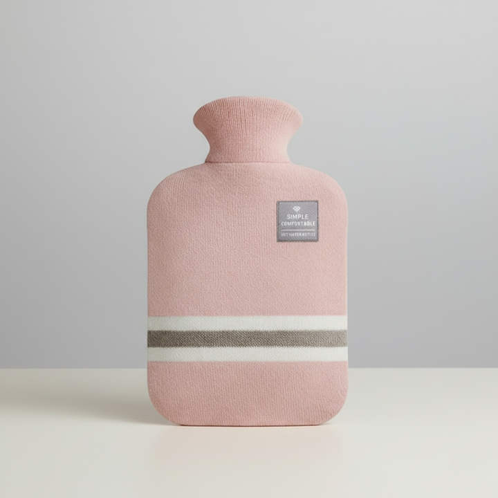 Hot water bottle 2L with knitted cover | Kalsten