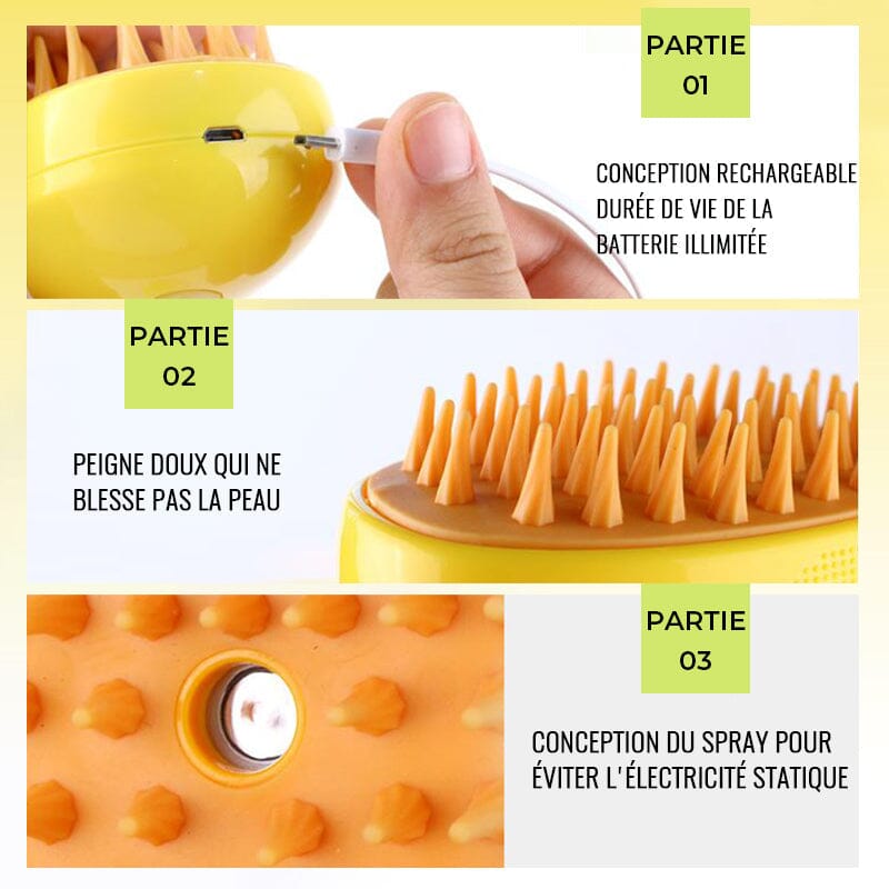 Spray massage comb for pets | Kalsten