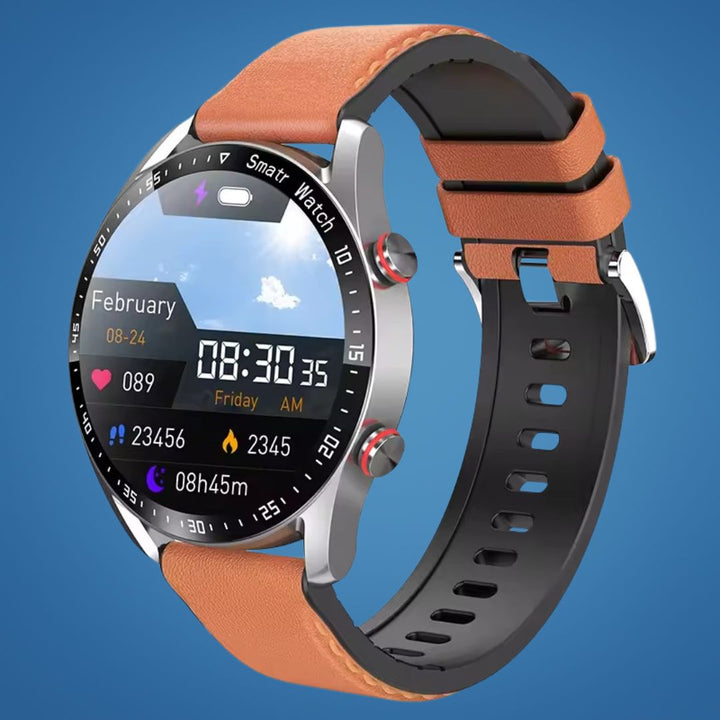 FitTrack | Non-Invasive Fitness Smart Watch - Tracks Physical Activity - Heart Rate - Sleep - Workout - GPS Notifications - Water Resistant Kalsten