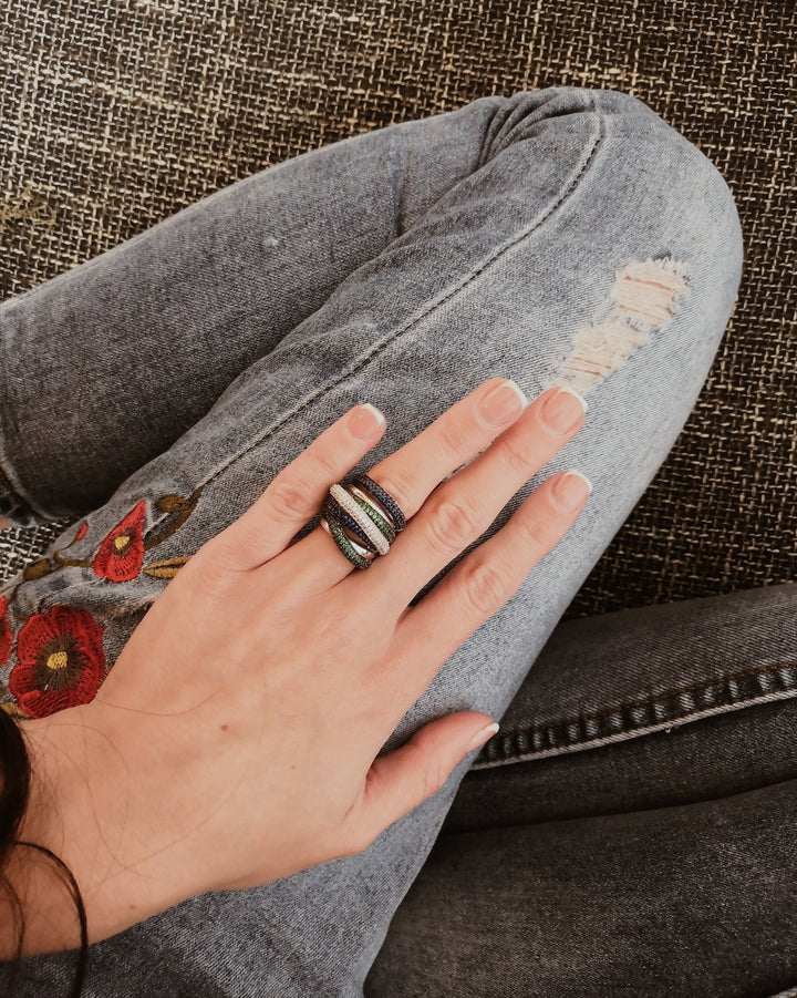 Noxord | Monaco Design Luxury Statement Stackable Ring For Women