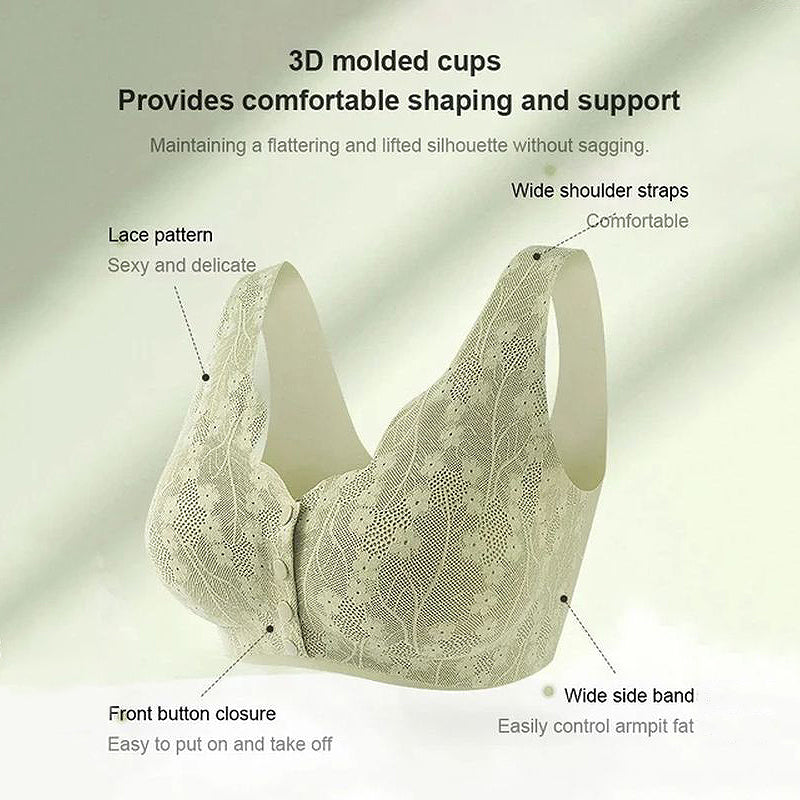 Kalsten | Comfortable & Convenient Front Button Bra
